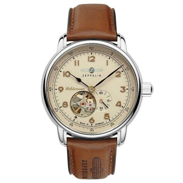 Armbandsklocka för män 9666-5 Beige
