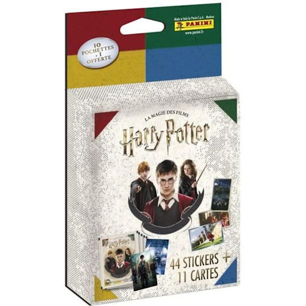 HARRY POTTER Samlarkort Eko-blister med 10 fickor + 1 gratis saga "The magic of movies" - Panini