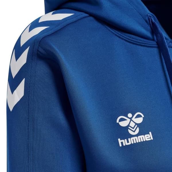 Hummel Core XK Damtröja med huva i polyester - blå - XL Blå XS