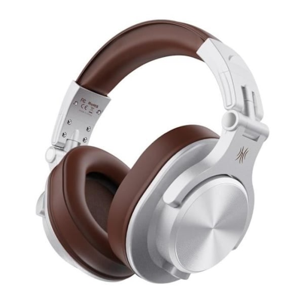 OneOdio - A70 Fusion - Bluetooth-hörlurar - Musik / DJ / Studio (Brun / Silver) Flerfärgad