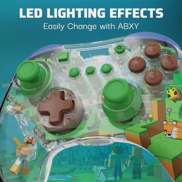 Realmz Wireless Controller Ns Steve Minecraft-Tillbehör-SWITCH Flerfärgad