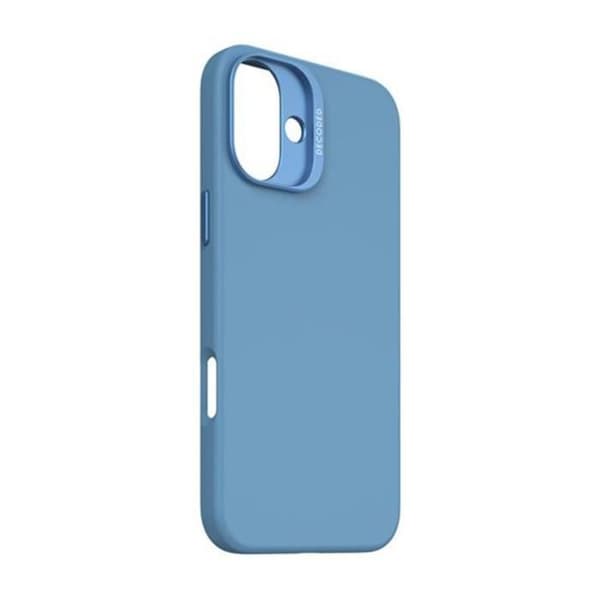 Coque för iPhone 16 Plus Kompatibel med MagSafe Stötsäker och Antimikrobiell Decoded Blå Blå