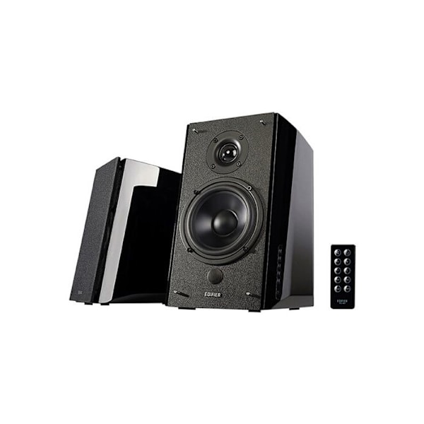 Hifi ansluten högtalare - EDIFIER - R2000DB - 120W - Bluetooth - Svart lack finish Svart