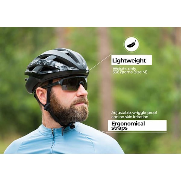 Bbb - BHE-10 - Maestro MIPS Lätt och justerbar landsvägscykelhjälm CE-certifierat säkerhetsskydd Unisex Matte svart jag