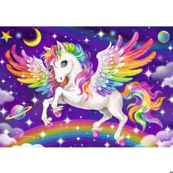 2x24 pusselbitar: Unicorn och Pegasus