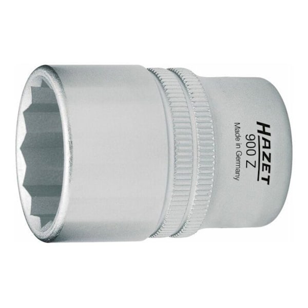 Hylsa 12-kant - HAZET - 900Z - 1/2″ - Stål CV - Kromad