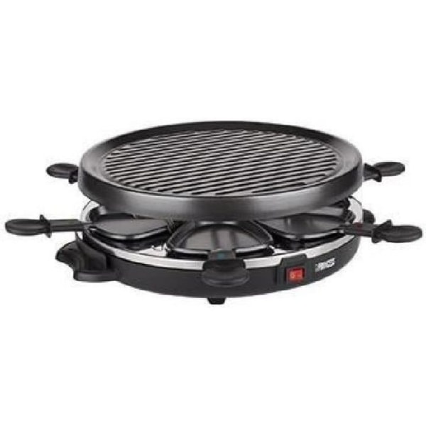 Raclette/Grill - PRINCESS - 6 stekpannor - Avtagbar grillplatta - 800 W