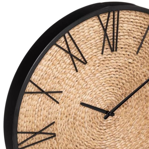 Klocka "Nico" halm D50cm beige