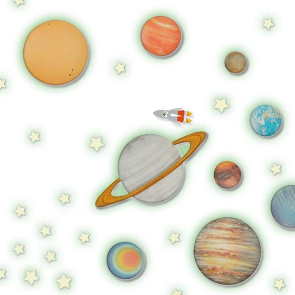 SES CREATIVE - Shiny Solar System Flerfärgad