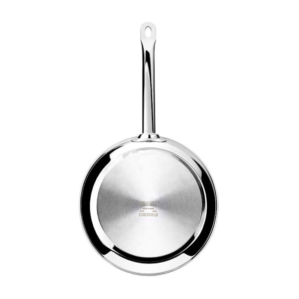 MONIX Kock Non Stick | Stekpanna i Rostfritt Stål 18/10 med Non Stick Yta Kompatibel med Alla Spisar Inklusive Induktion 18 cm