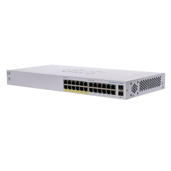 Switch - Cisco - CBS110-24PP-EU - 24 portar - PoE 100W - icke-hanterad Grå