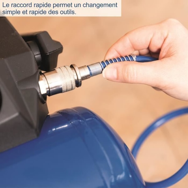 6L kompressor - HC06 - Scheppach Blå