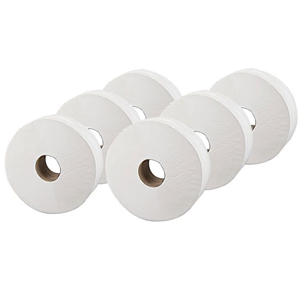 Q-connect - J26410 - Q Connect 410 M dubbelt 2 arbete Toalettpapier Jumbo (6-pack)
