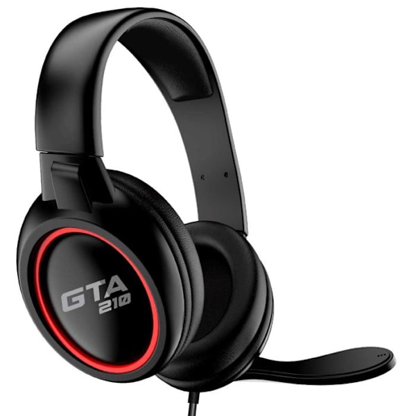 Spelheadset - ADVANCE - GTA 210 - Läderimitation - Infällbar mikrofon - Multiplattform