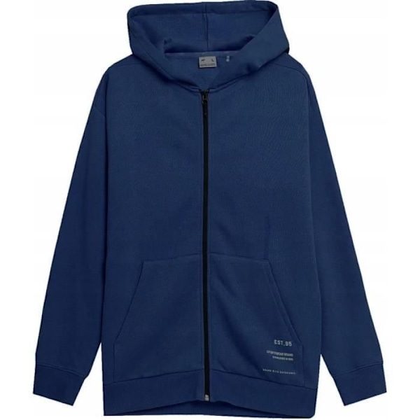 Sweat 4F SS23TSWSM236 Marinblå - Herr/VD - Långärmad - Huva Blå XL