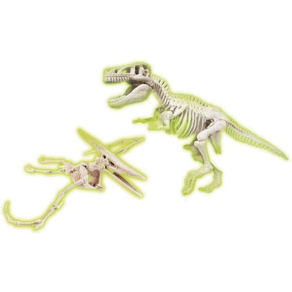 Utgrävningssats - CLEMENTONI - Jurassic World - T-Rex och Pteranodon - Flerfärgad Flerfärgad