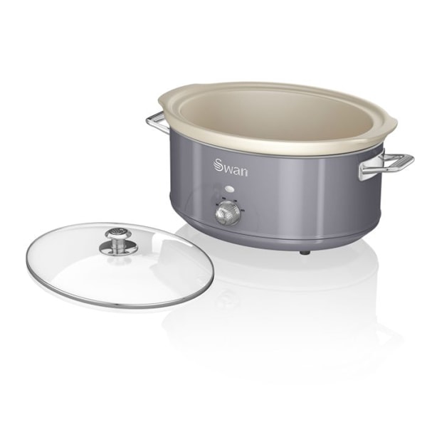 Mijoteuse - SVAN - SF17031GRNEU - 6,5L - Keramisk Non-Stick - 320W Grå Grå