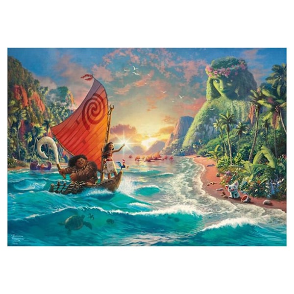 Pussel - SCHMIDT SPIELE - Disney, Moana, Moana - 1000 bitar Enfärgad