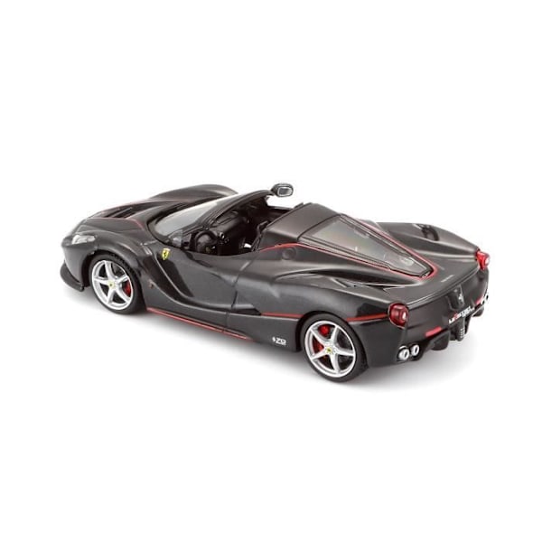 Ferrari Signature Aperta Black metallbil i skala 1/43 - BBURAGO - För pojkar från 3 år och uppåt