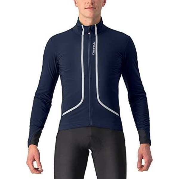 Castelli Flight JKT Air -Electric, Anti-Vind Jacka, Savile Blue - Silver, Xxxl, Herr Savile blå/silver M