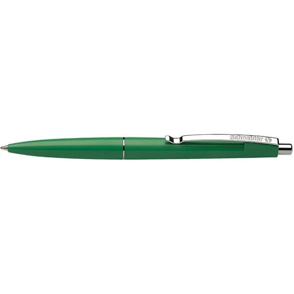 Kulspetspennor - Schneider - 132904-10 - Pack om 10 - Medium spets - Grön färg Grön