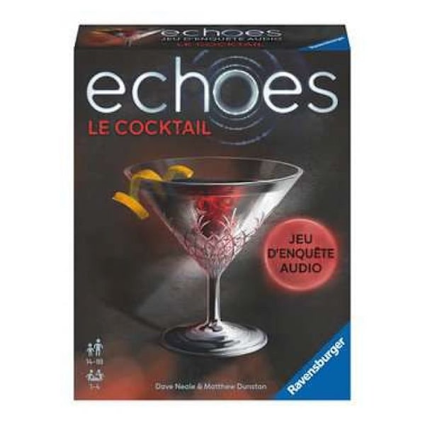 Ravensburger Echoes The Multicolored Cocktail strategispel - Spellängd 20 min Flerfärgad