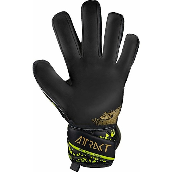 "Målvaktshandskar - Reusch - Attrakt Infinity - Fingertödsstöd - Reusch Grip-latex - Unisex" svart/guld/gul/svart jag