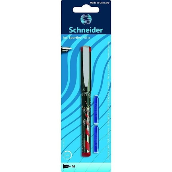 Inx Sportive Reservoarpenna - SCHNEIDER - Random - Spets - Assorted - Medium Slumpmässig