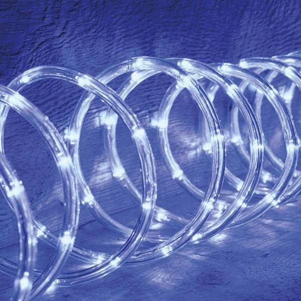 Ljusrör 18m 324 LED utomhus kallvitt Vit kyla