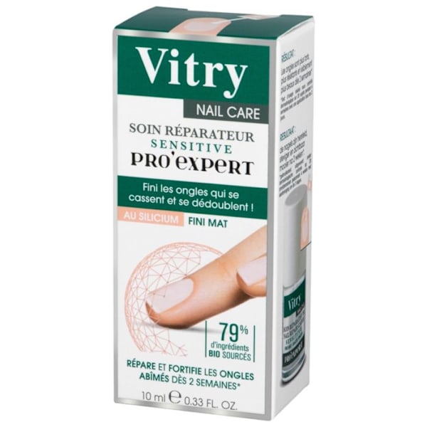 Vitry Nail Care Sensitive Nail Repair Pro Expert Matt Finish 10ml