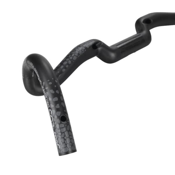 Grusstyre - DEDA GERA - 480 mm - Grå - Kompatibel med kabeldragning - Vikt 220 g