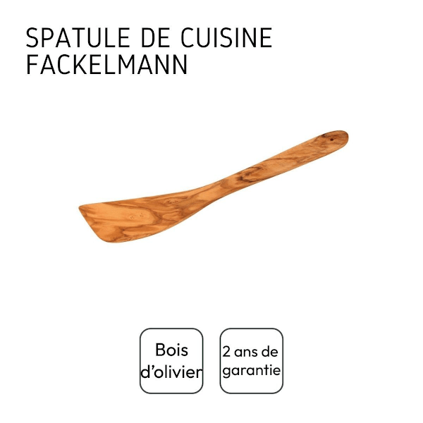 Köksspatel - Fackelmann - Utgåva i olivträ - 30 cm - Olivträ - Bruni brunt trä