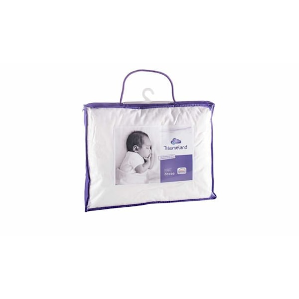 Träumeland - T060561 - Traumeland Babytäcke med 100% dunfyllning, Downpass certifierad Vit 100 x 135 cm