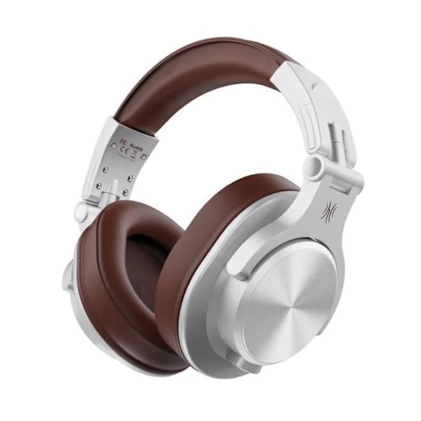 OneOdio - A70 Fusion - Bluetooth-hörlurar - Musik / DJ / Studio (Brun / Silver) Flerfärgad