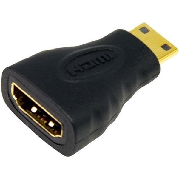 HDMI-till-mini-HDMI-adapter - H/K - STARTECH - Omvandling av Mini HDMI-port till standard HDMI-port Svart