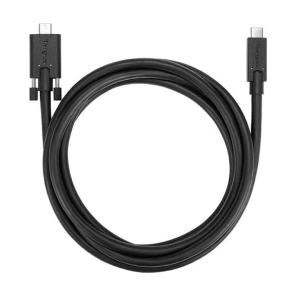 USB-C-kabel - Targus - ACC1122GLX - 1,8 m - USB 3.2 Gen 1 - Svart