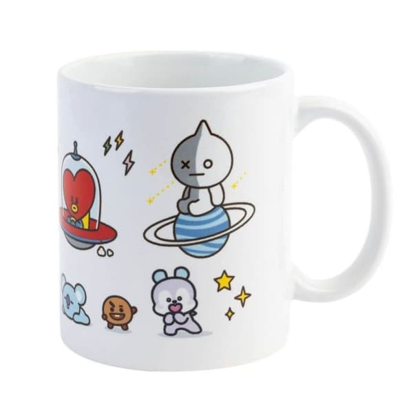 Mugg - BT21 - Mazagran - Keramik - 350 ml - Diskaresistent