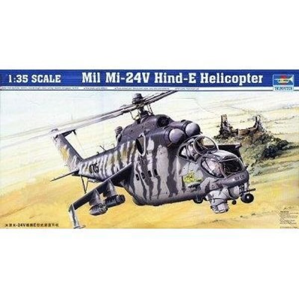 Mil Mi-24V Hind-E militärhelikopter - Trumpetare - 5103
