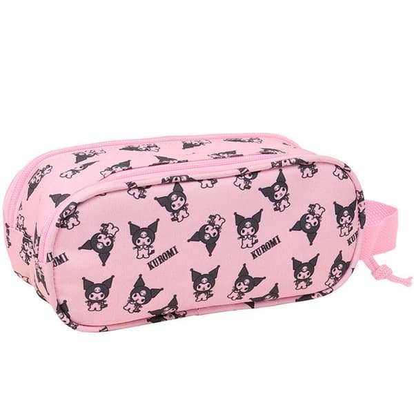 Trousse Kuromi Rosa 3D 21 CM - 2 cpt