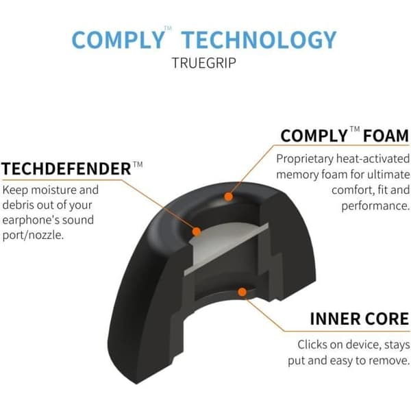 COMPLY 3-pack skumgummitips för Samsung Galaxy Buds Pro