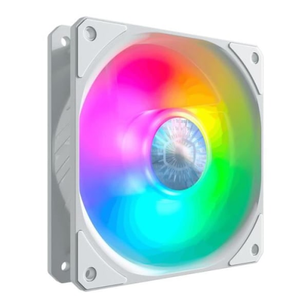 Cooler Master SickleFlow 120 RGB White Edition - PC-fodral Fläkt 1 Kylning 120 mm, kortkompatibel