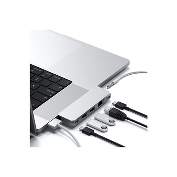 USB-hub - Satechi - Pro Hub Mini - 6 portar - Snabb överföring - Aluminiumdesign