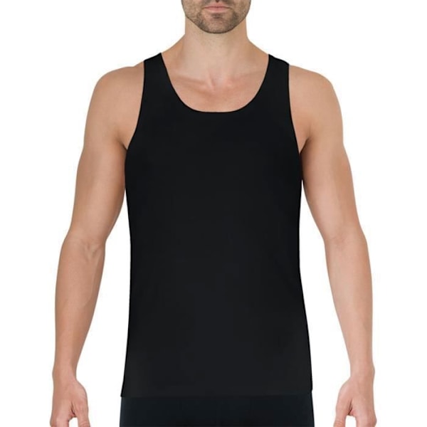 Tanktop - Eminence - Svart - Åtsittande - Rundad hals - 100% bomull - Tillverkad i Europa Svart XXXXL