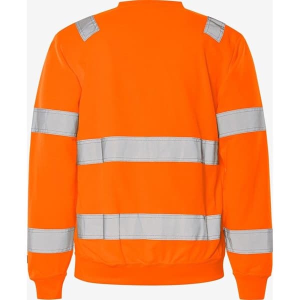 Sweatshirt Fristads Klass 3 7446 SHV orange hög synlighet M