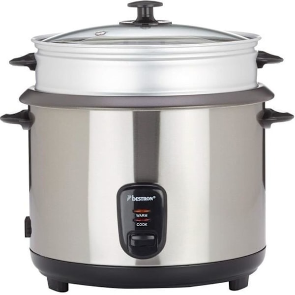 Riskokare/ångkokare - BESTRON - Kitchen Heroes ARC280 - 2,8 L - 1000 W - Grå