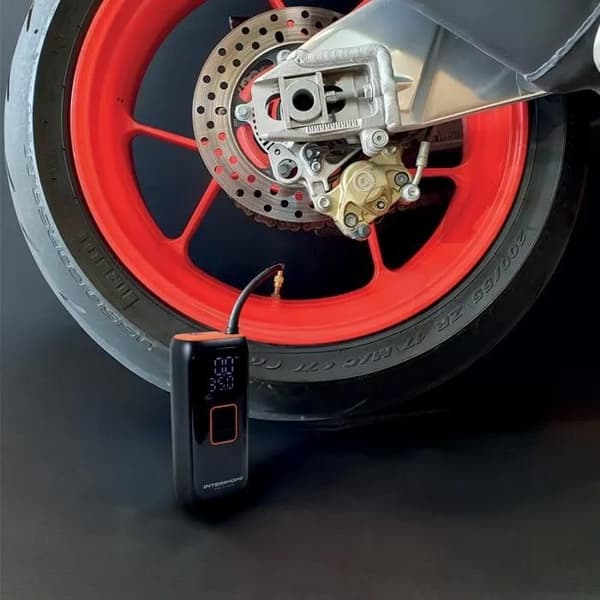 Trådlös, autonom luftkompressor Chaft Smart Pump II svart