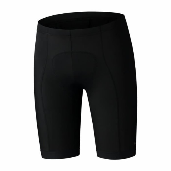 Shimano bib-shorts - svart - L - för män - med stretchband och GITA sämskskinn Svart XXL