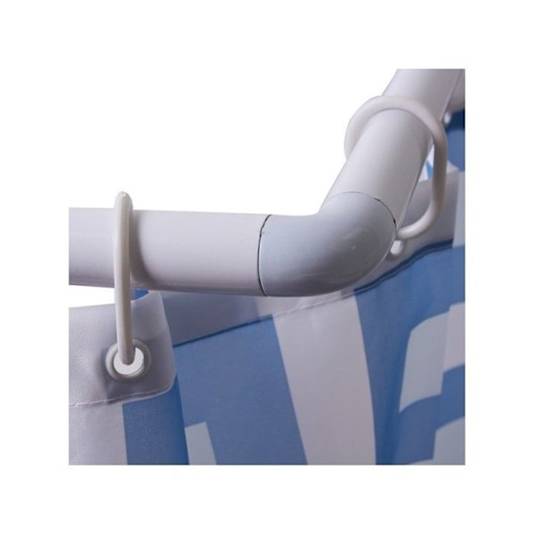 MSV Duschstång 80x80x80cm Vit Vit