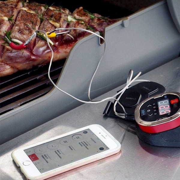 Ansluten termometer iGrill 2 - Weber Svart, grått och rött