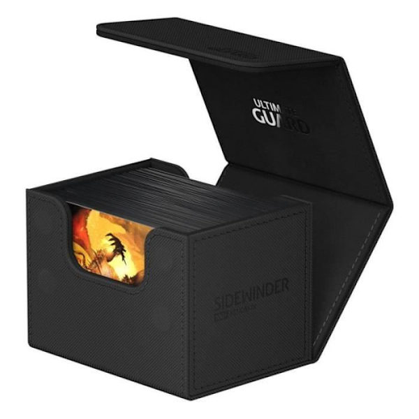 Ultimate Guard Sidewinder 100+ XenoSkin Monocolor Black Svart